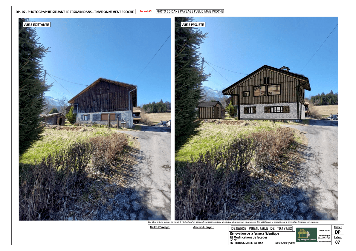 Modification de Façades